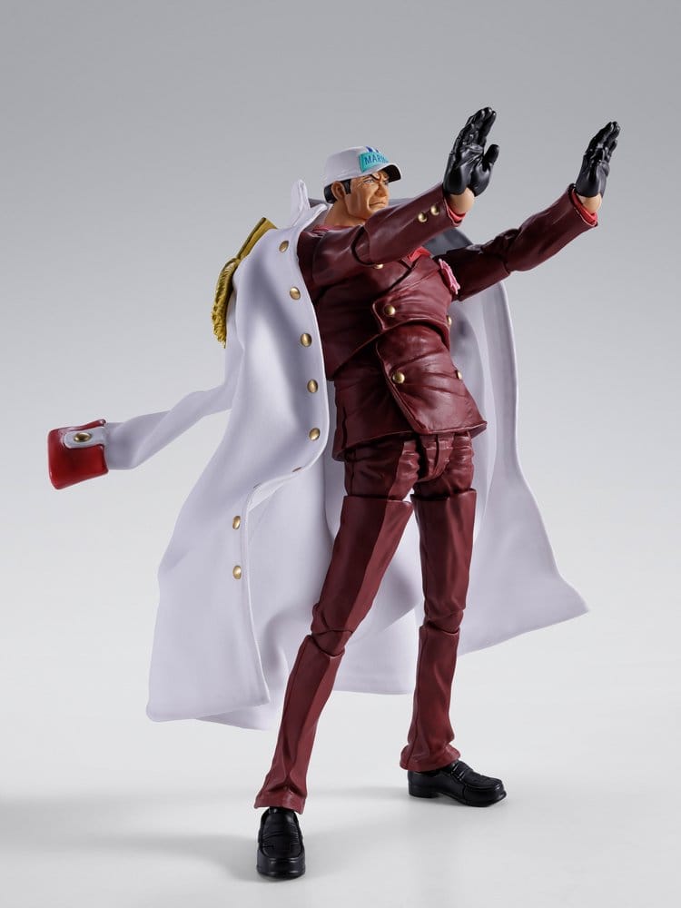 One Piece S.H.Figuarts Action Figure SAKAZUKI (AKAINU) -MARINEFORD - 2
