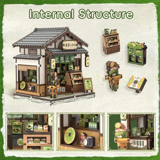 Miniature House Model Kit Kyoto Matcha Cottage - 2