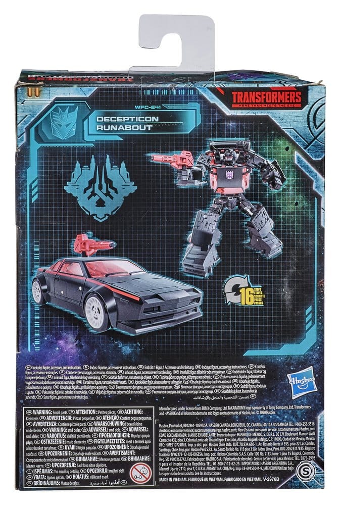 Transformers Generations War for Cybertron: Earthrise Deluxe Class Action Figure DECEPTICON RUNABOUT WFC-E41 - 2