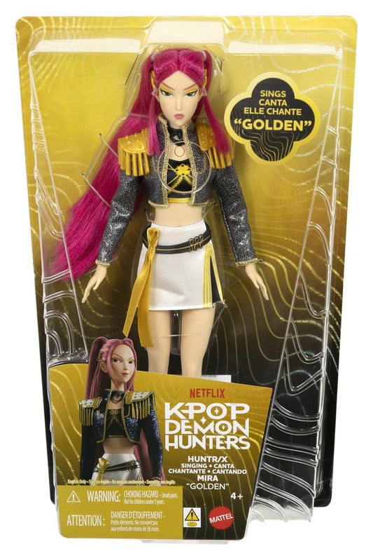 KPop Demon Hunters Singing Doll Huntrix Mira (Golden) - 2
