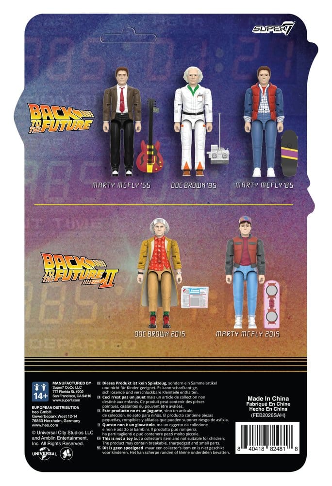 Back to the Future ReAction+ Action Figure WAVE 02 DR. EMMETT BROWN (2015) - 2