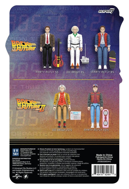 Back to the Future ReAction+ Action Figure WAVE 02 DR. EMMETT BROWN (2015) - 2