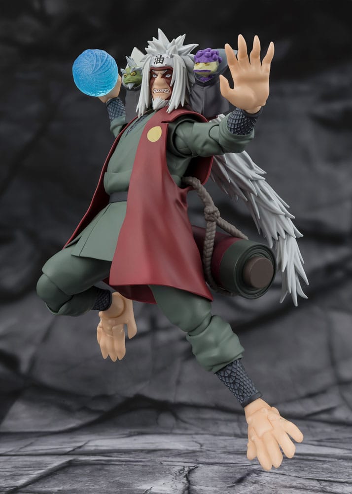Naruto S.H.Figuarts Action Figure JIRAIYA HIDDEN LEAF HEROIC MASTER SAGE (SAGE MODE SET) - 3