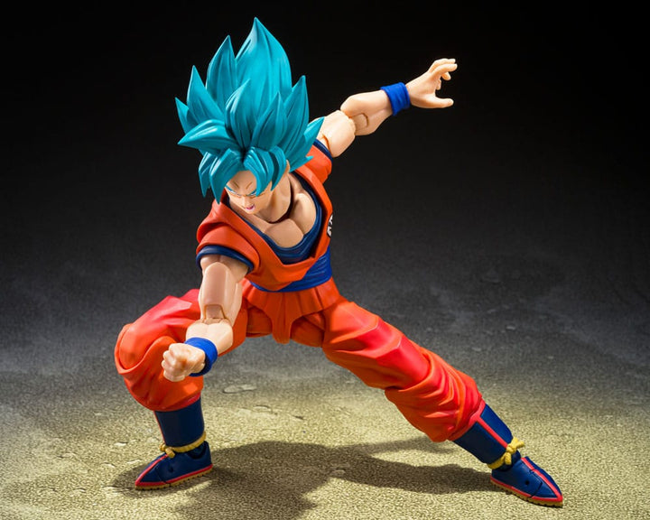 Dragon Ball Super S.H.Figuarts Action Figure SUPER SAIYAN GOD SUPER SON GUKO (BLUE POWER TRANSCENDING LIMITS) - 3