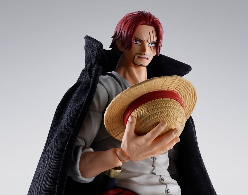 One Piece S.H.Figuarts Action Figure SHANKS -MARINEFORD - 3
