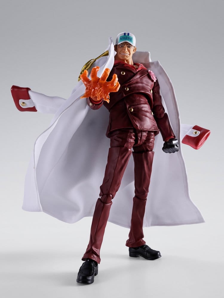 One Piece S.H.Figuarts Action Figure SAKAZUKI (AKAINU) -MARINEFORD - 3