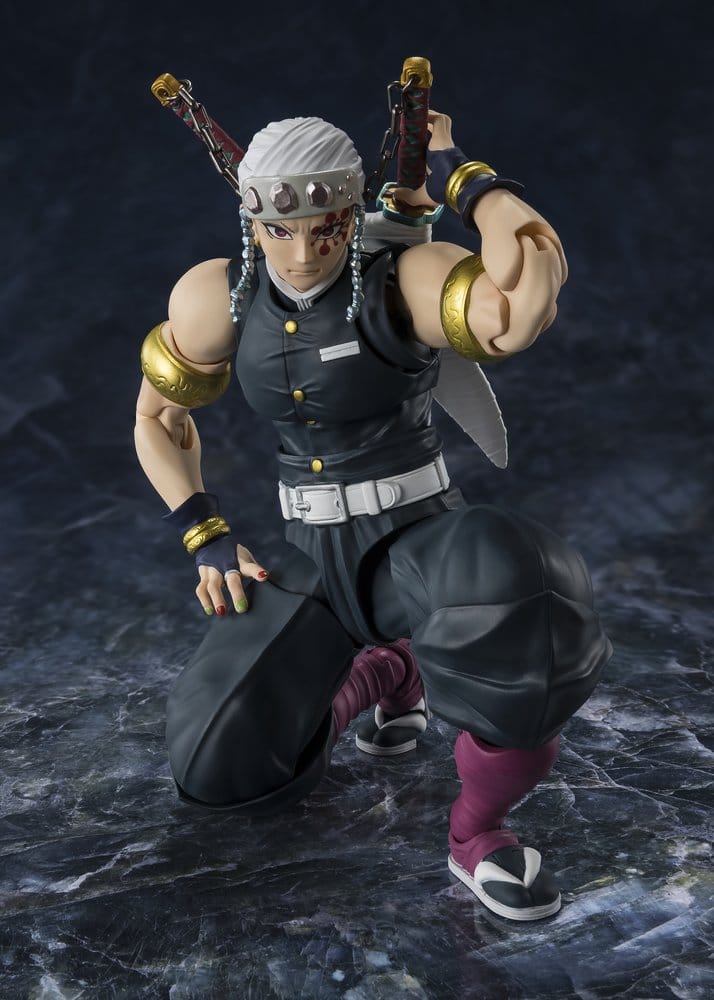 Demon Slayer: Kimetsu no Yaiba S.H.Figuarts Action Figure UZUI TENGEN - 3