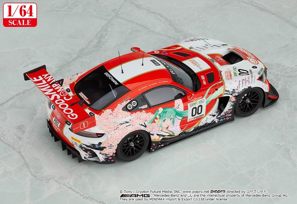 Hatsune Miku GT Project Vehicle 1/64 AMG 2017 SPA24H Ver. - 3