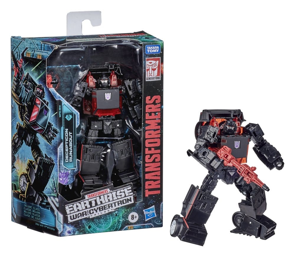 Transformers Generations War for Cybertron: Earthrise Deluxe Class Action Figure DECEPTICON RUNABOUT WFC-E41 - 3