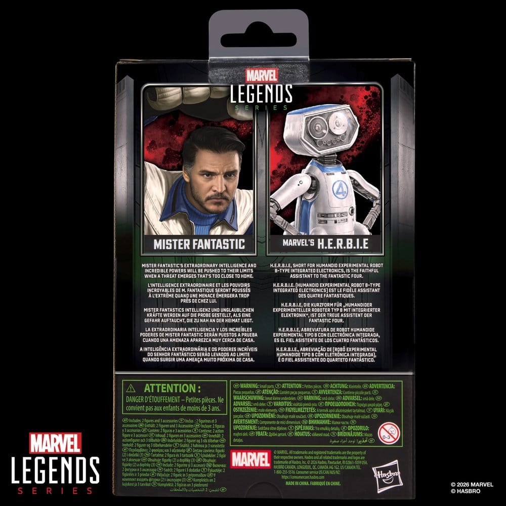 Avengers: Doomsday Marvel Legends Action Figure 2-PACK MISTER FANTASTIC & MARVEL'S H.E.R.B.I.E. - 3