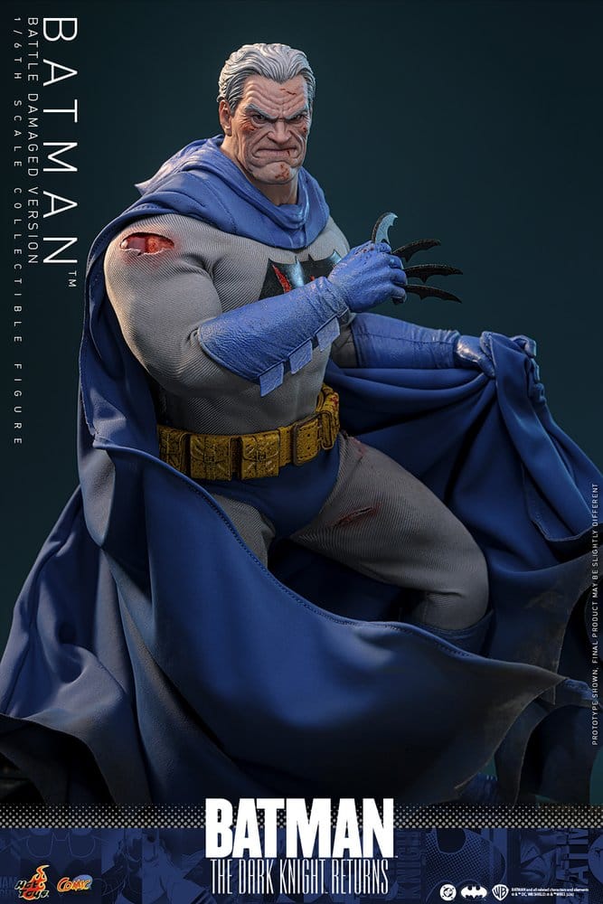 Batman: The Dark Knight Returns Comic Masterpiece Action Figure 1/6 BATMAN (BATTLE DAMAGED VERSION) - 3