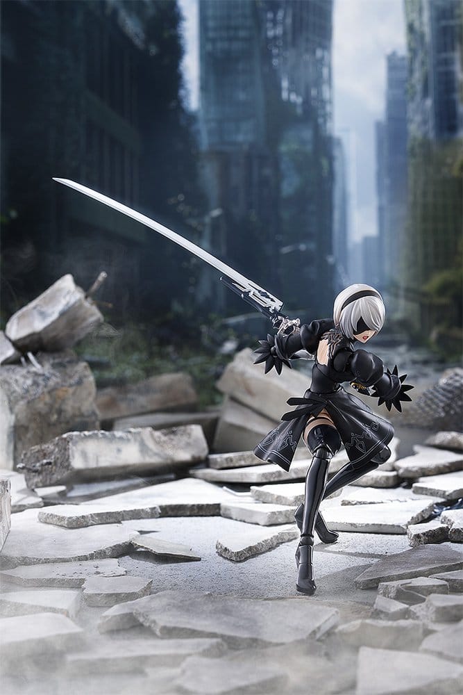 NieR:Automata Ver1.1a Figma Action Figure 2B (YORHA NO.2 TYPE B) - 3