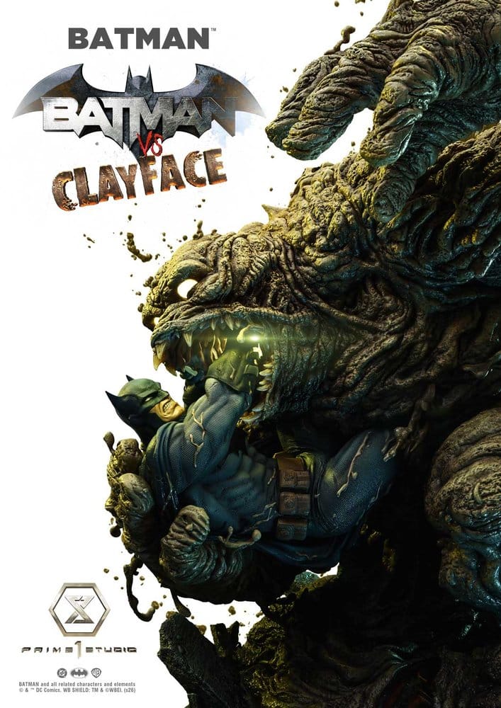 DC Comics Ultimate Premium Masterline Series Statue 1/4 BATMAN VS CLAYFACE - 3