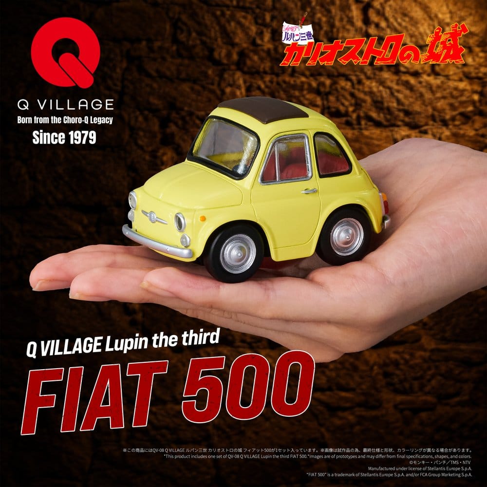 Lupin the Third: The Castle of Cagliostro Q Village Figure QV-08 FIAT 500 - 3
