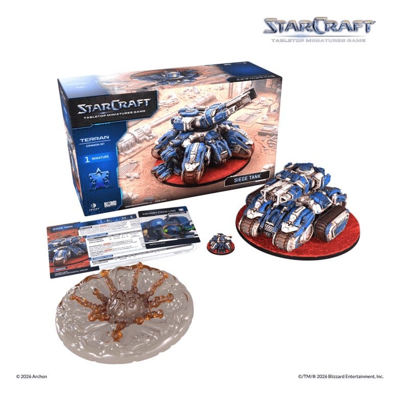 StarCraft TMG Expansion Set Terran: Siege Tank - 4