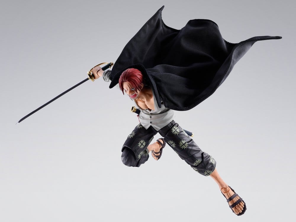 One Piece S.H.Figuarts Action Figure SHANKS -MARINEFORD - 4