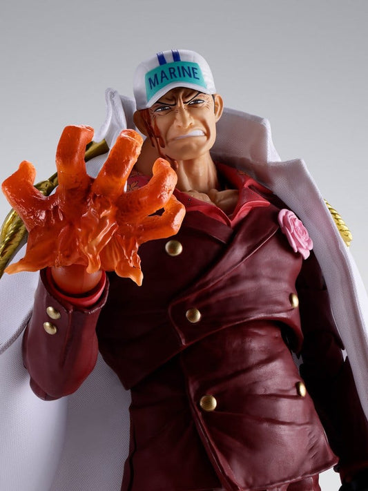 One Piece S.H.Figuarts Action Figure SAKAZUKI (AKAINU) -MARINEFORD - 4