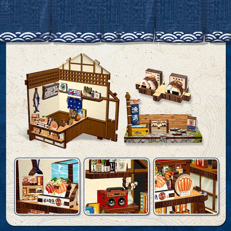 Miniature House Model Kit Fukuoka Mentaiko Kitchen - 4