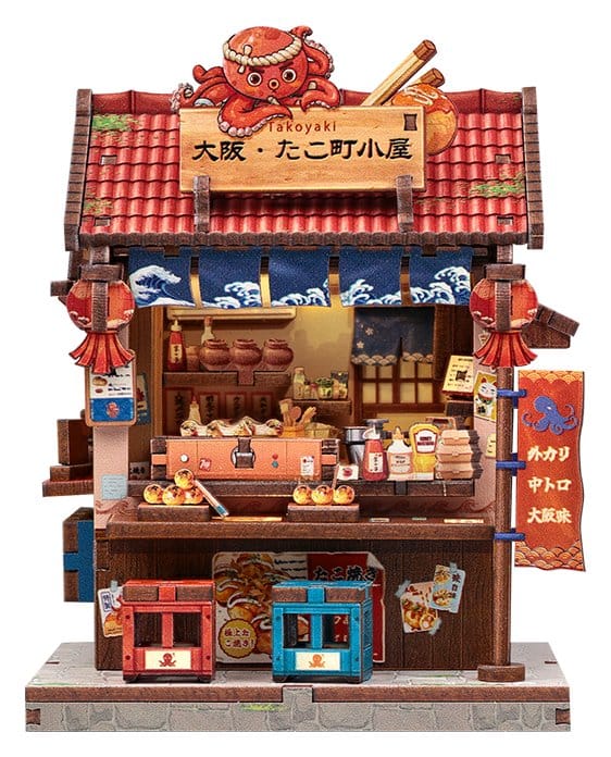 Miniature House Model Kit Osaka Takoyaki - 4