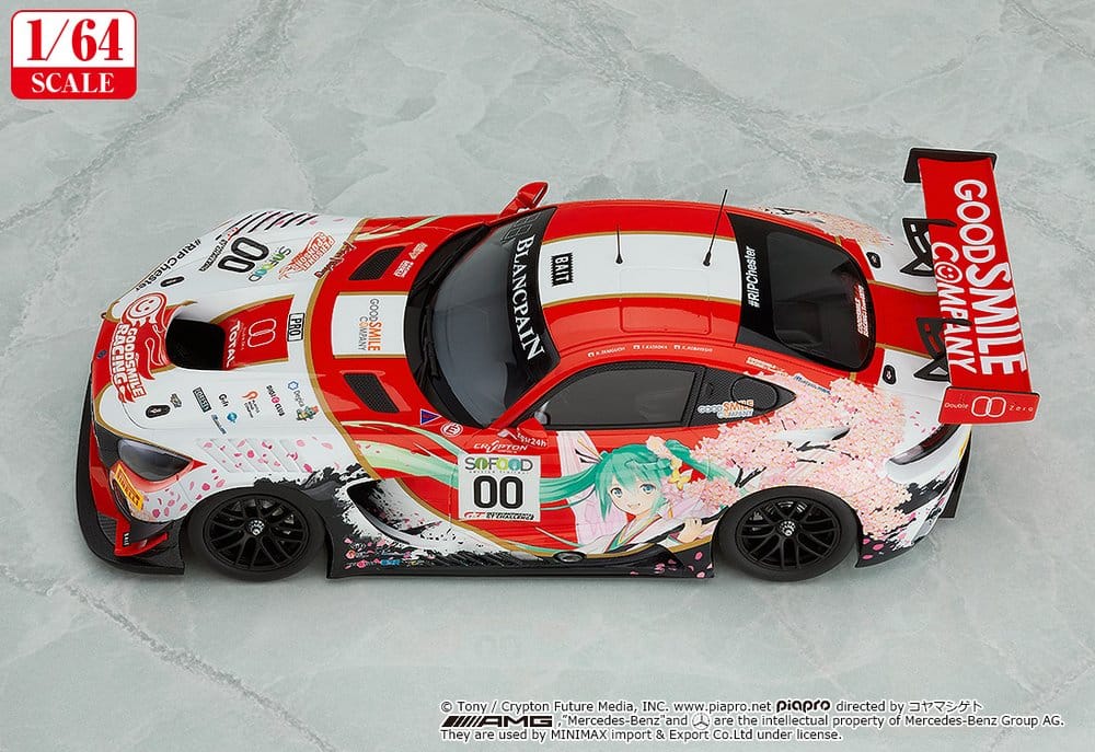 Hatsune Miku GT Project Vehicle 1/64 AMG 2017 SPA24H Ver. - 4