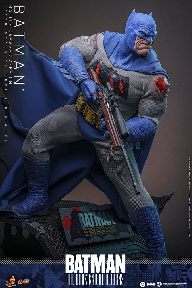 Batman: The Dark Knight Returns Comic Masterpiece Action Figure 1/6 BATMAN (BATTLE DAMAGED VERSION) - 4