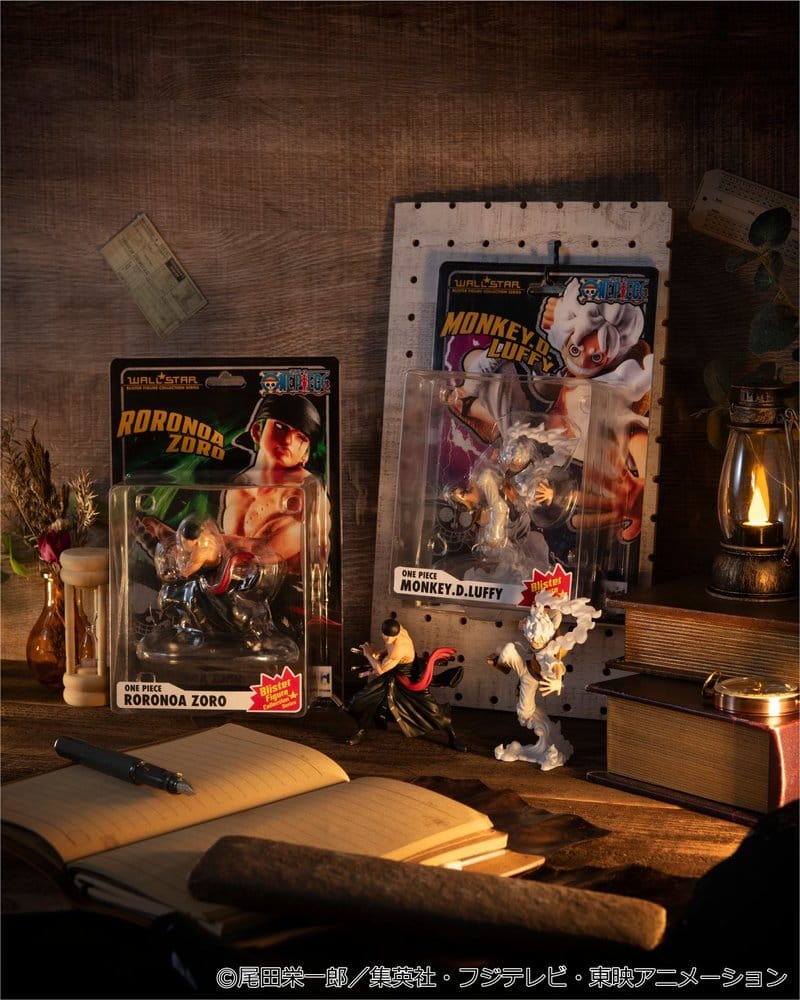 One Piece Wallstar Figures 2-PACK MONKEY D. LUFFY GEAR FIFTH & RORONOA ZORO (WITH GIFT) - 4