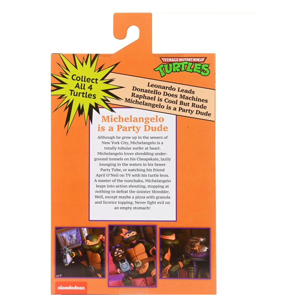 Teenage Mutant Ninja Turtles (1987 Cartoon) Action Figure ULTIMATE MICHELANGELO (VHS) - 4