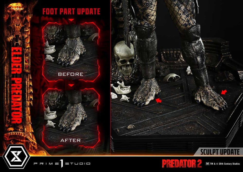 Predator 2 (Film) Museum Masterline Statue 1/3 ELDER PREDATOR - 4