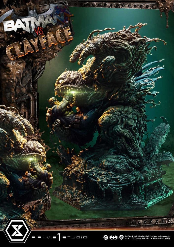 DC Comics Ultimate Premium Masterline Series Statue 1/4 BATMAN VS CLAYFACE - 4