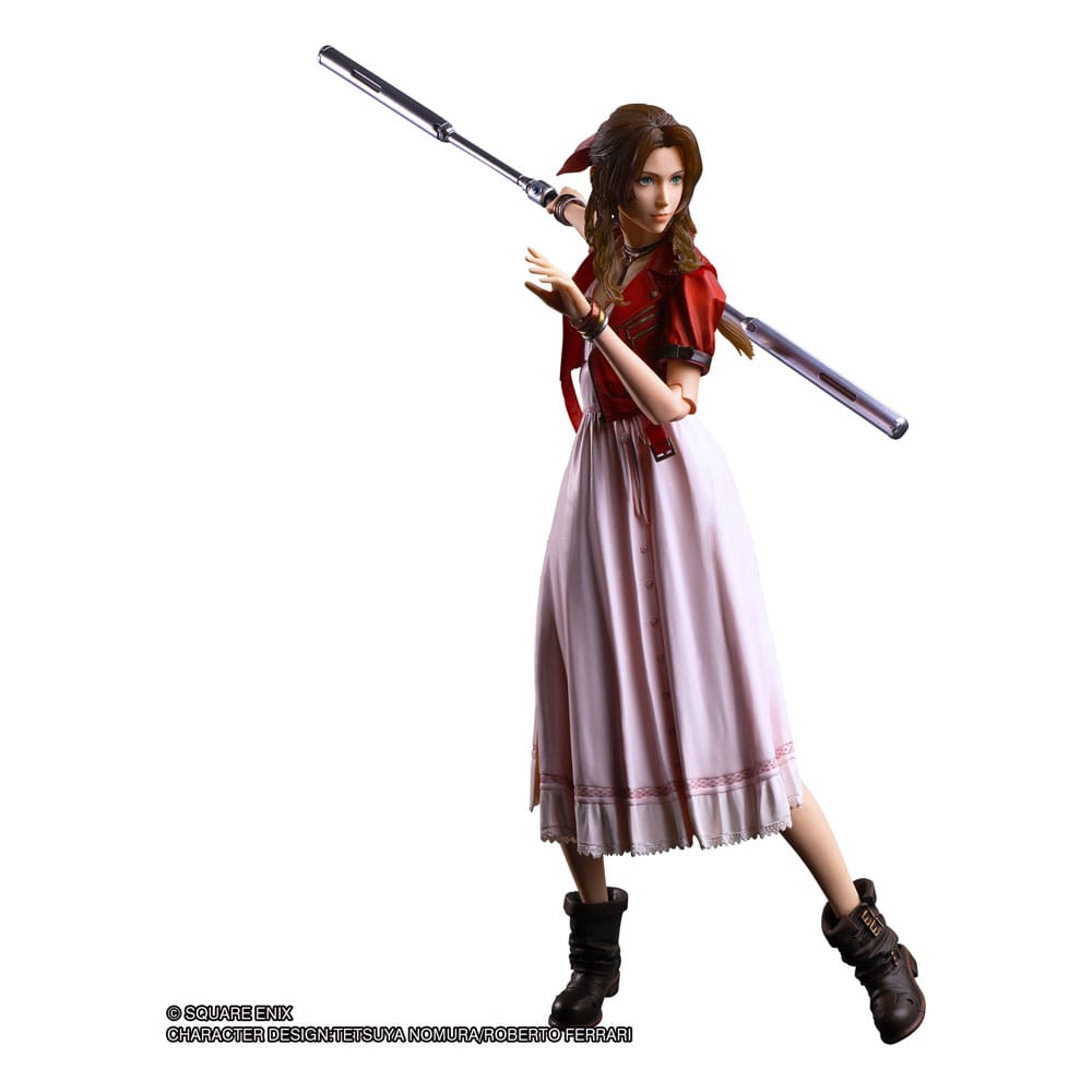 Final Fantasy VII Rebirth Play Kai Arts Action Figure AERITH GAINSBOROUGH - 4