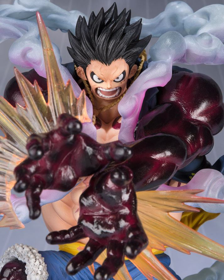 One Piece FiguartsZERO Statue MONKEY D. LUFFY GEAR 4 LEO BAZOOKA REISSUE - 5