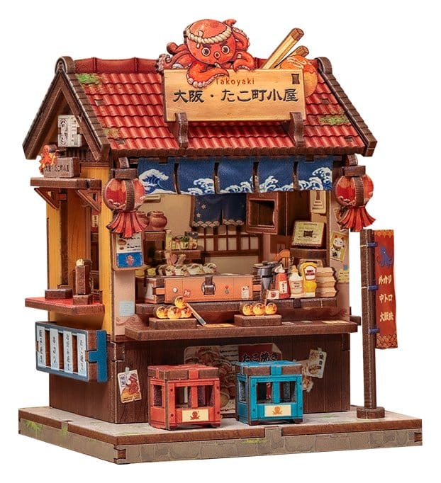 Miniature House Model Kit Osaka Takoyaki - 5