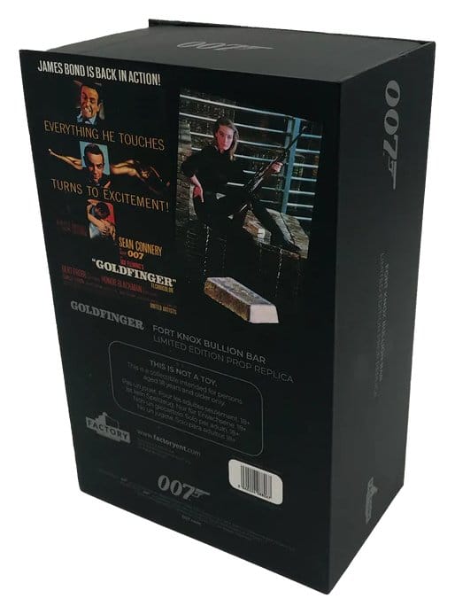 James Bond Prop Replica 1/1 Goldfinger Fort Knox Bullion Bar Limited Edition - 5