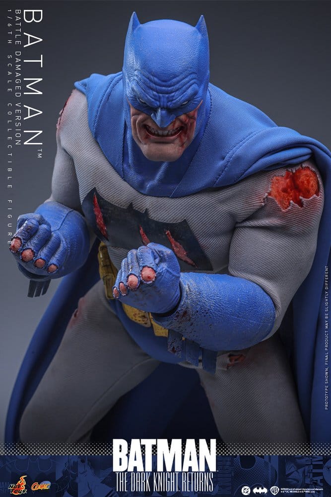 Batman: The Dark Knight Returns Comic Masterpiece Action Figure 1/6 BATMAN (BATTLE DAMAGED VERSION) - 5
