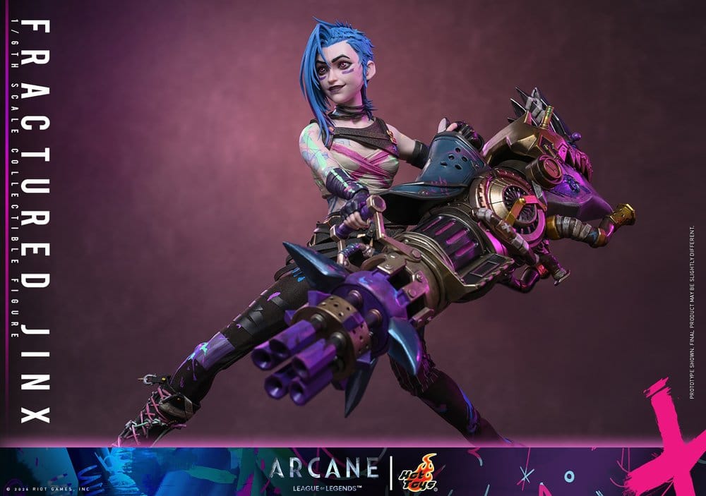 Arcane Action Figure 1/6 FRACTURED JINX - 5
