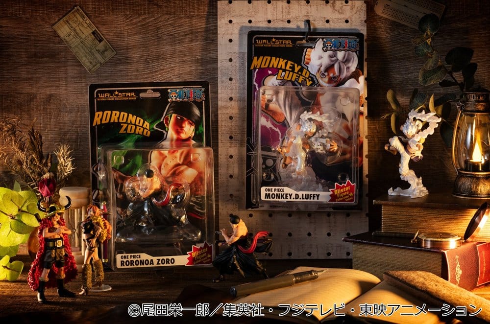 One Piece Wallstar Figures 2-PACK MONKEY D. LUFFY GEAR FIFTH & RORONOA ZORO (WITH GIFT) - 5