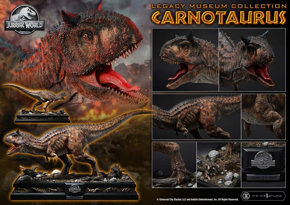 Jurassic World: Fallen Kingdom Legacy Museum Collection Statue 1/15 CARNOTAURUS - 5