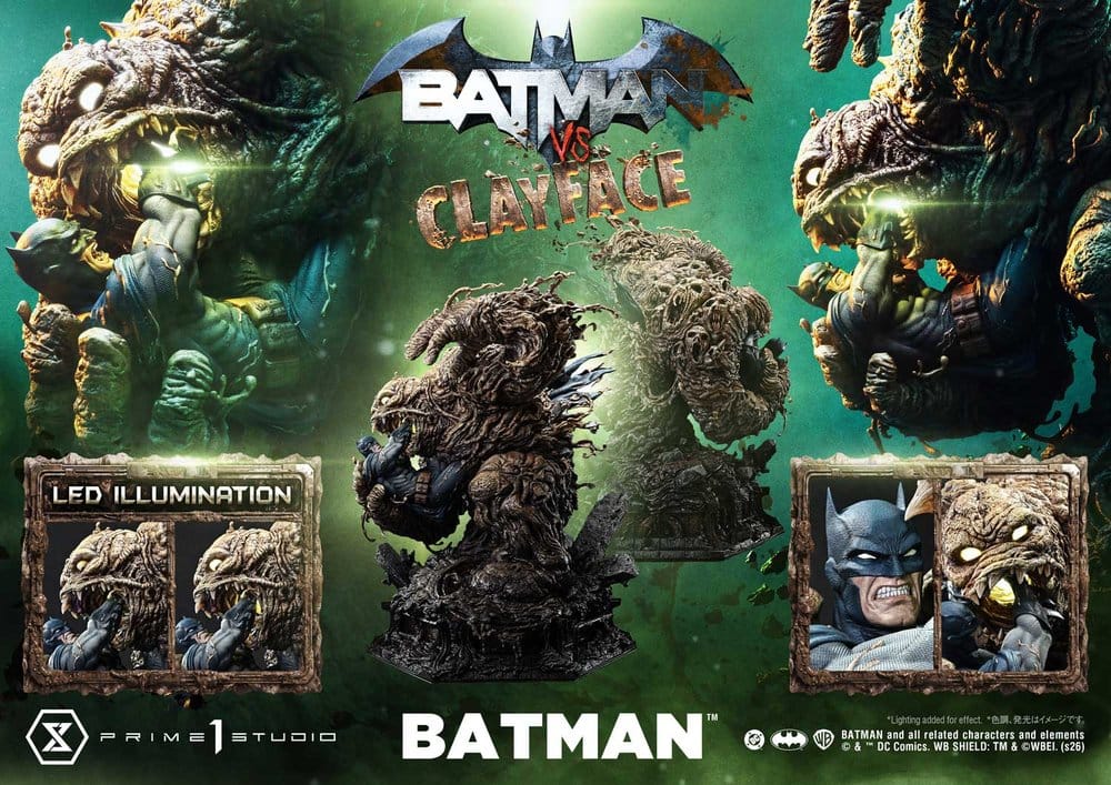 DC Comics Ultimate Premium Masterline Series Statue 1/4 BATMAN VS CLAYFACE - 5