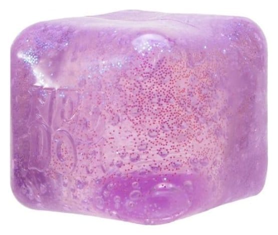 NeeDoh Squeeze Ball Nice Cube Glitter & Glow Display (12) - 5