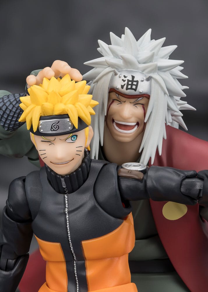 Naruto S.H.Figuarts Action Figure JIRAIYA HIDDEN LEAF HEROIC MASTER SAGE (SAGE MODE SET) - 6