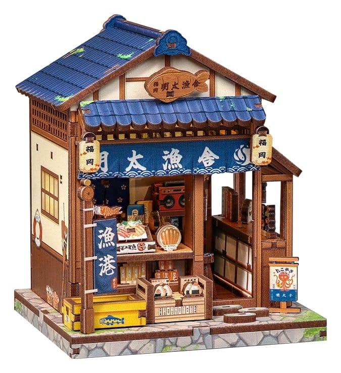 Miniature House Model Kit Fukuoka Mentaiko Kitchen - 6