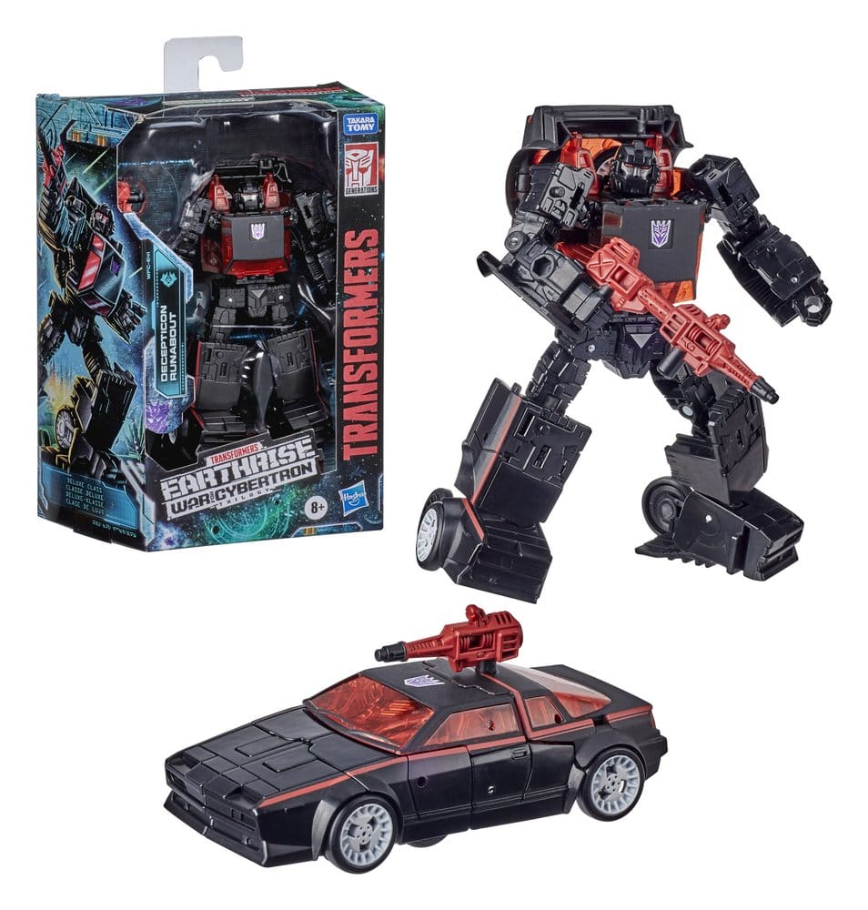 Transformers Generations War for Cybertron: Earthrise Deluxe Class Action Figure DECEPTICON RUNABOUT WFC-E41 - 6