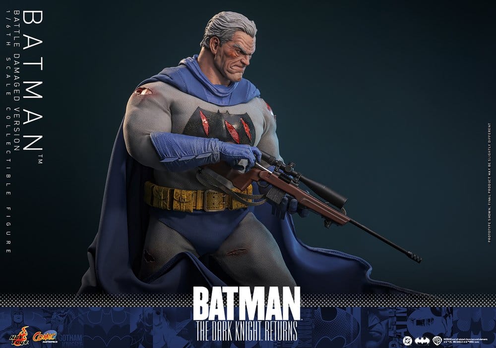 Batman: The Dark Knight Returns Comic Masterpiece Action Figure 1/6 BATMAN (BATTLE DAMAGED VERSION) - 6