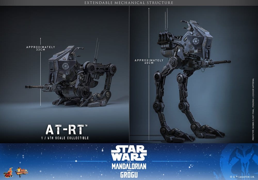 Star Wars: The Mandalorian & Grogu Movie Masterpiece Vehicle 1/6 AT-RT - 6