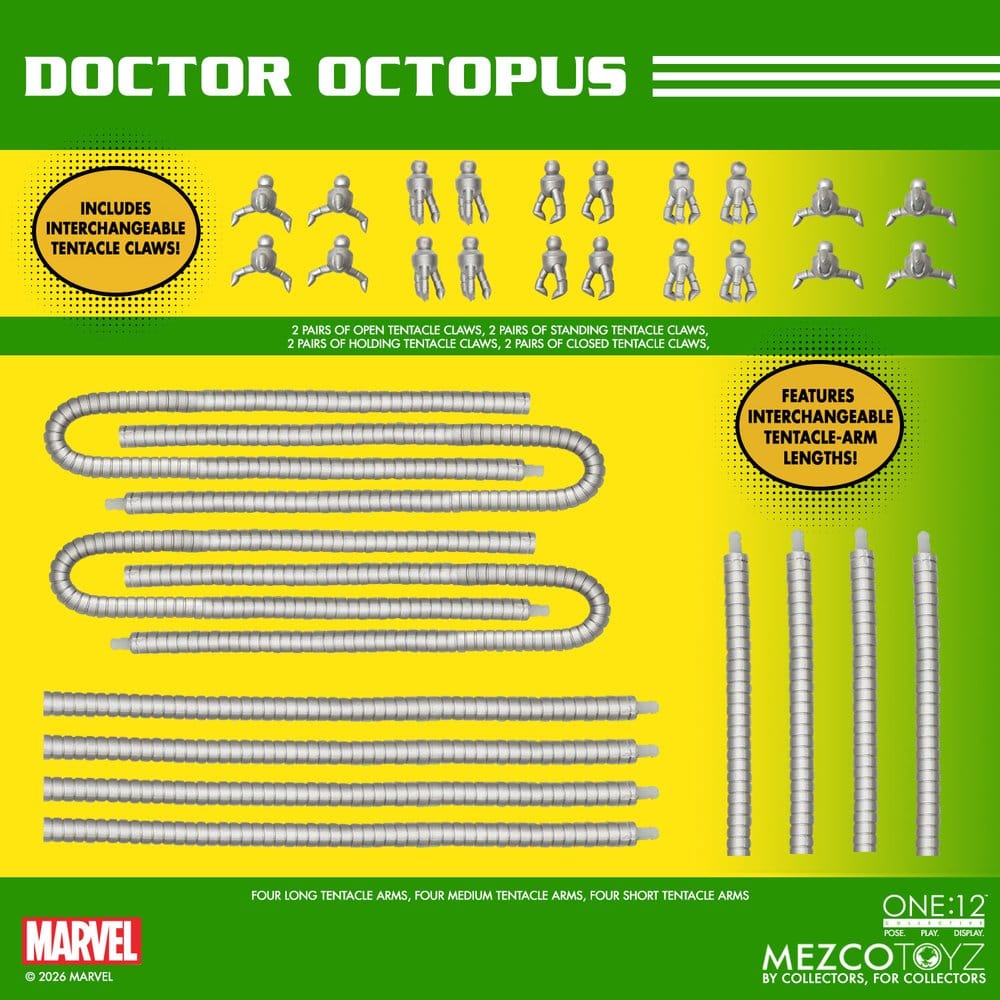 Marvel Comics One:12 Collective Action Figure 1/12 DOCTOR OCTOPUS - 6
