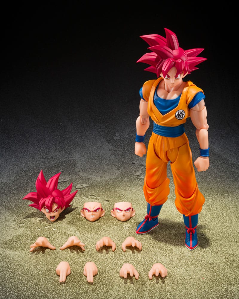 Dragon Ball Super S.H.Figuarts Action Figure SUPER SAIYAN GOD SON GUKO (GOD AURA) - 7