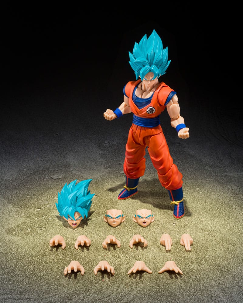 Dragon Ball Super S.H.Figuarts Action Figure SUPER SAIYAN GOD SUPER SON GUKO (BLUE POWER TRANSCENDING LIMITS) - 7