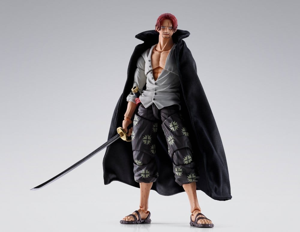 One Piece S.H.Figuarts Action Figure SHANKS -MARINEFORD - 7