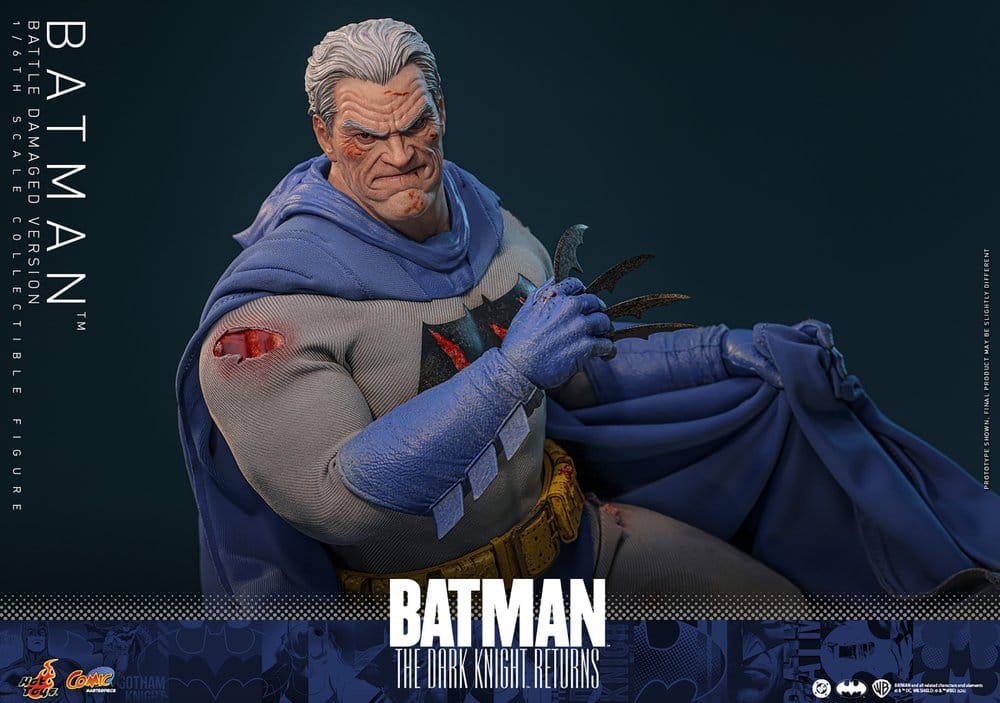 Batman: The Dark Knight Returns Comic Masterpiece Action Figure 1/6 BATMAN (BATTLE DAMAGED VERSION) - 7