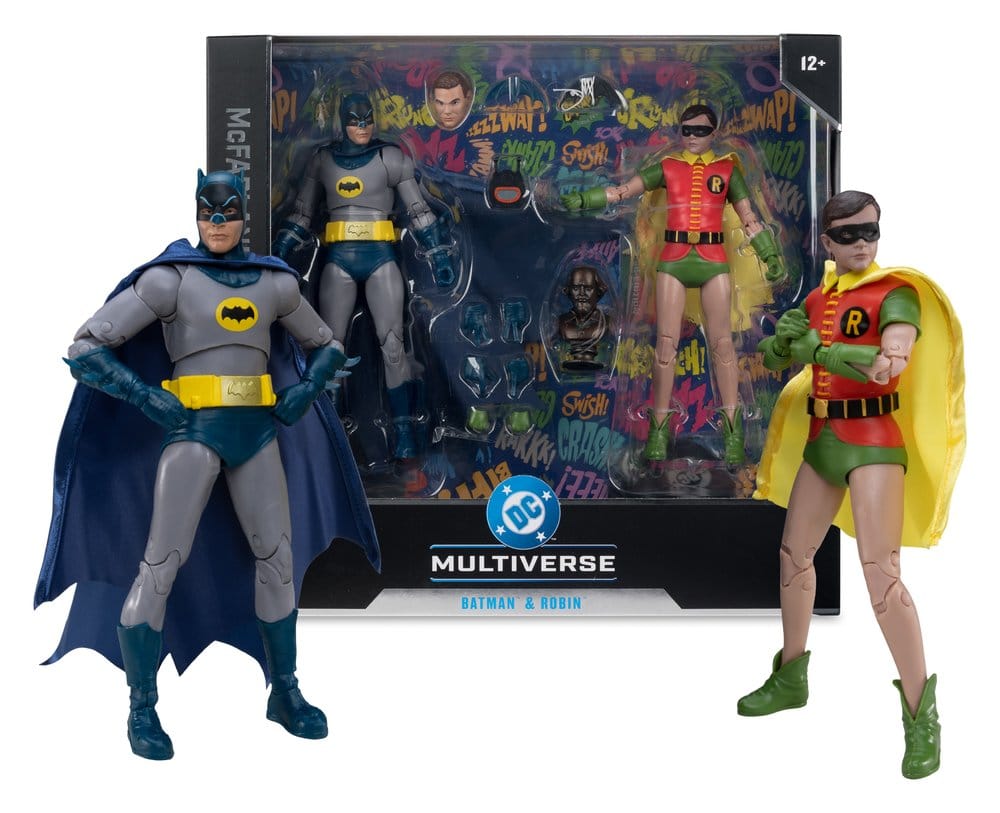 Batman Classic TV Series DC Multiverse McFarlane Collector Edition Action Figure 2-PACK BATMAN AND ROBIN - 7